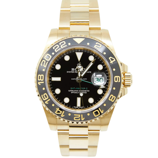 Rolex GMT-Master II 116718LN Yellow Gold