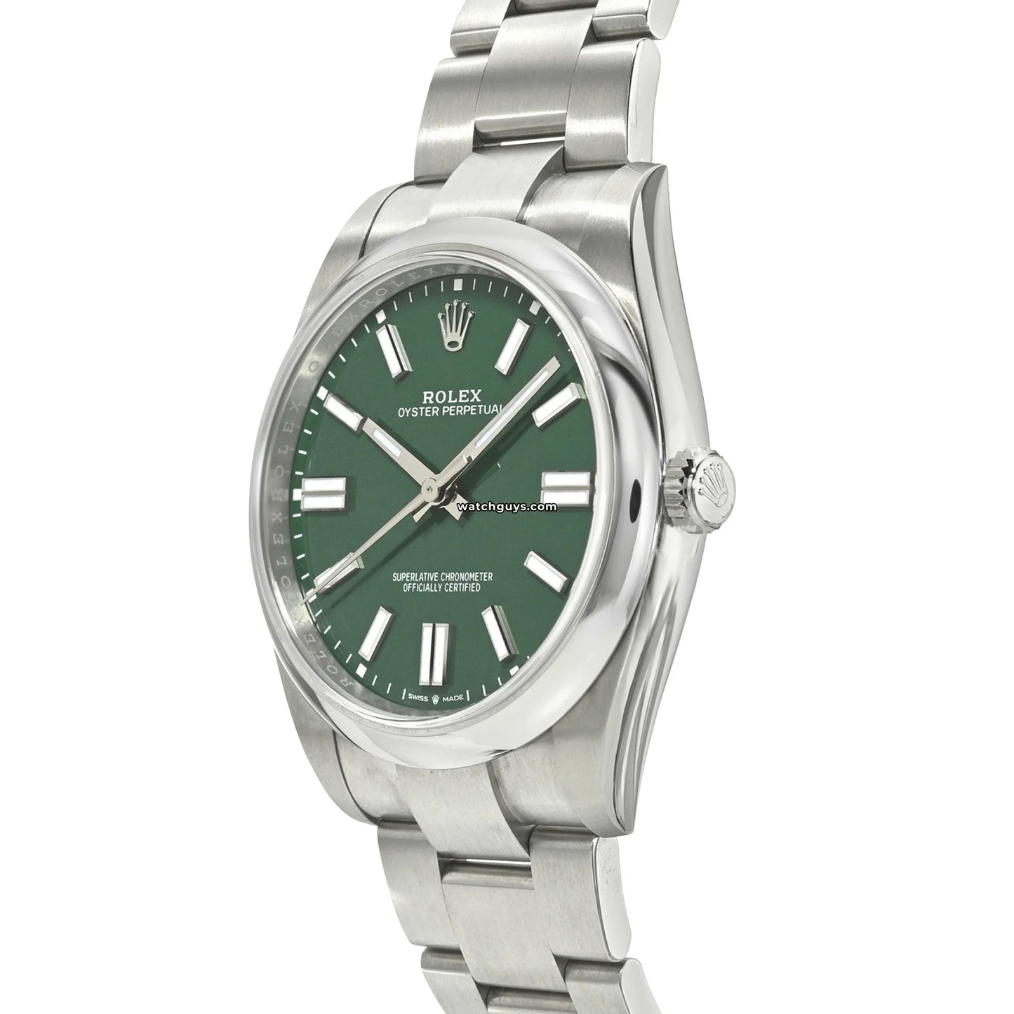 Rolex Oyster Perpetual 124300 Green Index