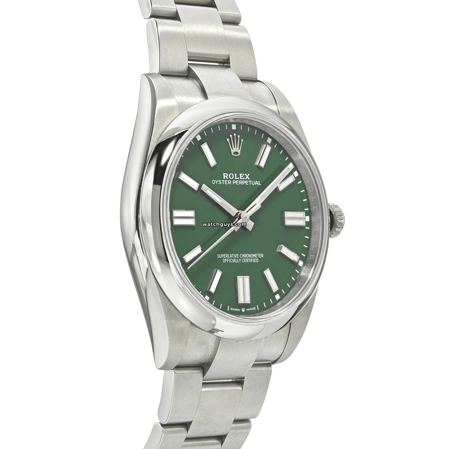 Rolex Oyster Perpetual 124300 Green Index