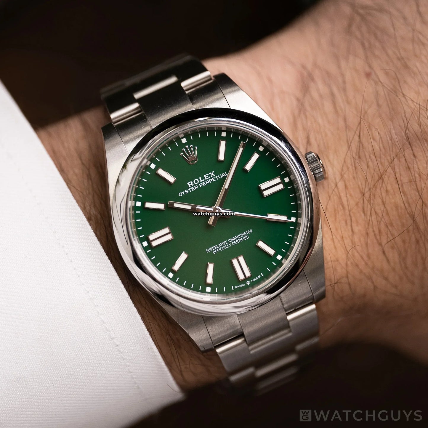 Rolex Oyster Perpetual 124300 Green Index