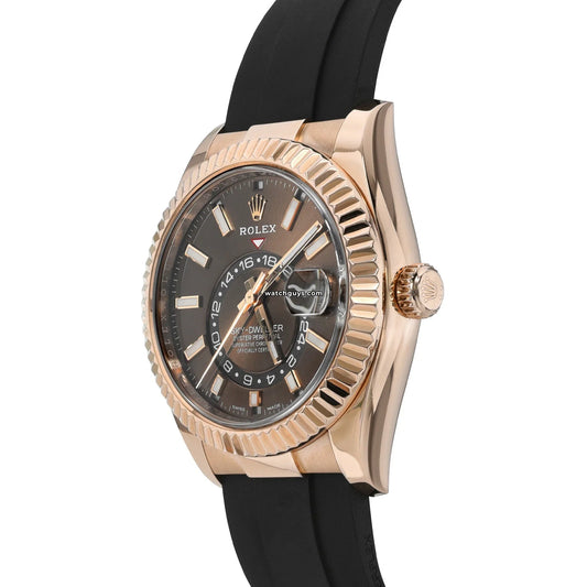 Rolex Sky-Dweller 326235 Chocolate Oysterflex