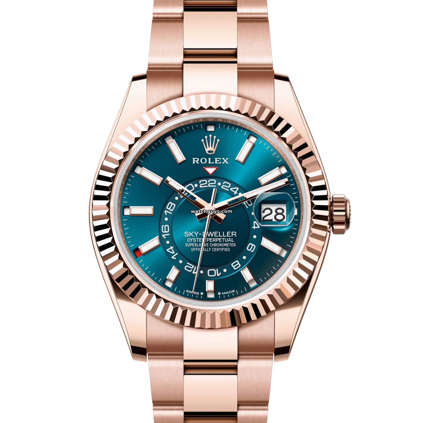 Rolex Sky-Dweller 336935 Everose Blue Green